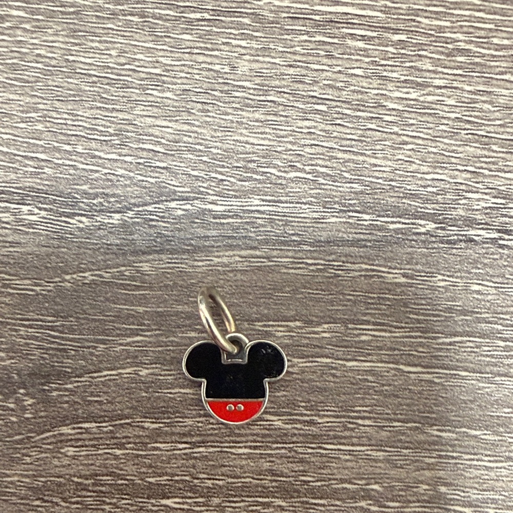 Pandora Black and Red Mickey Mouse Charm Bracelet